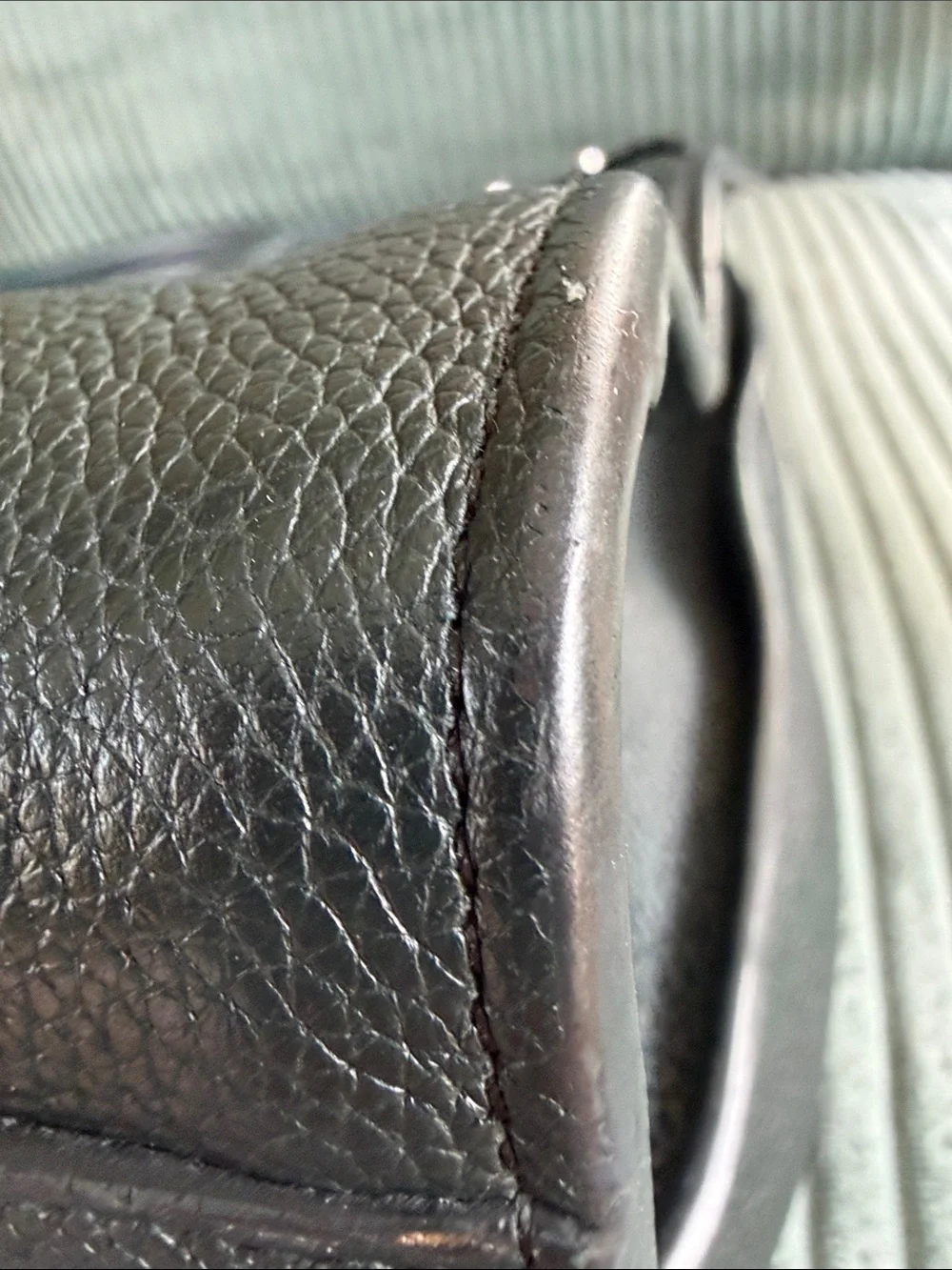 Saint Laurent YSL Sac De Jour Dark Green Souple Leather Tote Bag